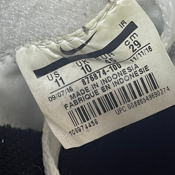 Nike Cortez '72 White Leather Cork Accent Sneakers Men's 11 Shoes - Picture 11 of 11